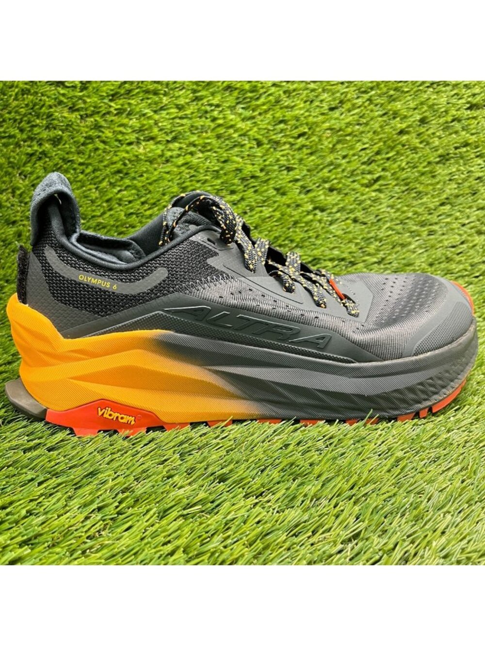 Altra Olimpus 6 Mens Size 10 Gray Orange Athletic Running Walking Shoes Sneakers
